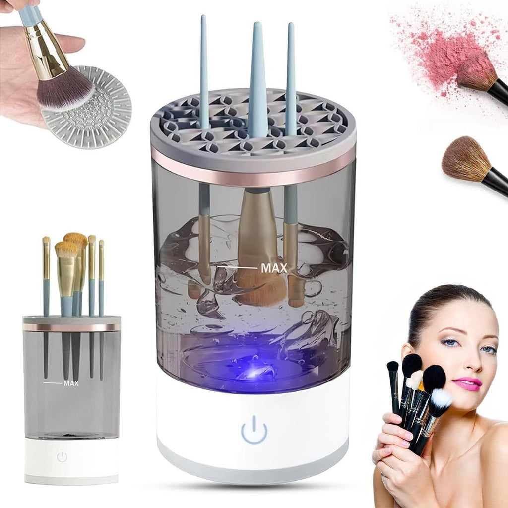 CleanEase Automatic Makeup Brush Cleaner – 3-in-1 Portable & Rechargeable