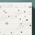 XPE Foam Wall Cladding Star Pattern Square Waterproof Wall Cladding for the Living Room