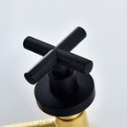 3 holes faucet 2 cross handle wall-mounted faucet for the bathroom