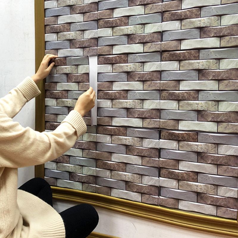 Modern PVC Field Tile/Single Tile Rectangular Peel and Stick Wall Tile