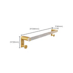 Metal and acrylic bathroom accessories as a single piece or in a set in gold