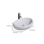 Modern Sink Solid Color Porcelain Sink