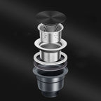 Classic Round Wash Basin Stainless Steel Built-in Basin Non-slip Round Basin for the Kitchen