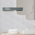 Peel and Stick Tiles Hexagonal Peel and Stick Back Wall 20 Pack