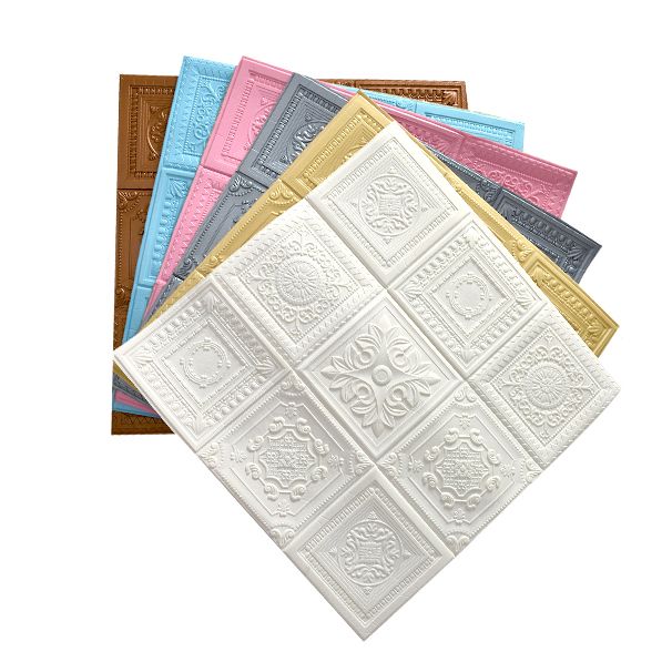 Modern Pearl Wall Element Access Panel Peel and Stick Wall Tile Set of 10
