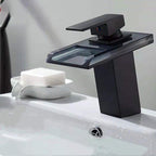 Single-Handle Basin Faucet 1-Hole Widely Used Bathroom Sink Faucet with LED Lighting