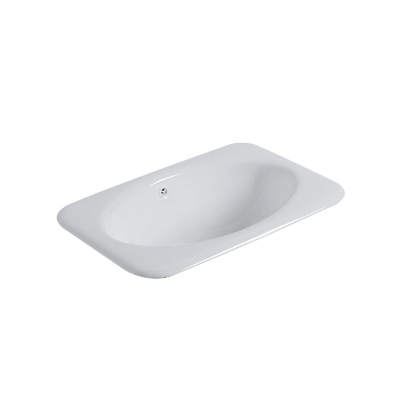 Traditional square washstand ceramics metal base washbasin