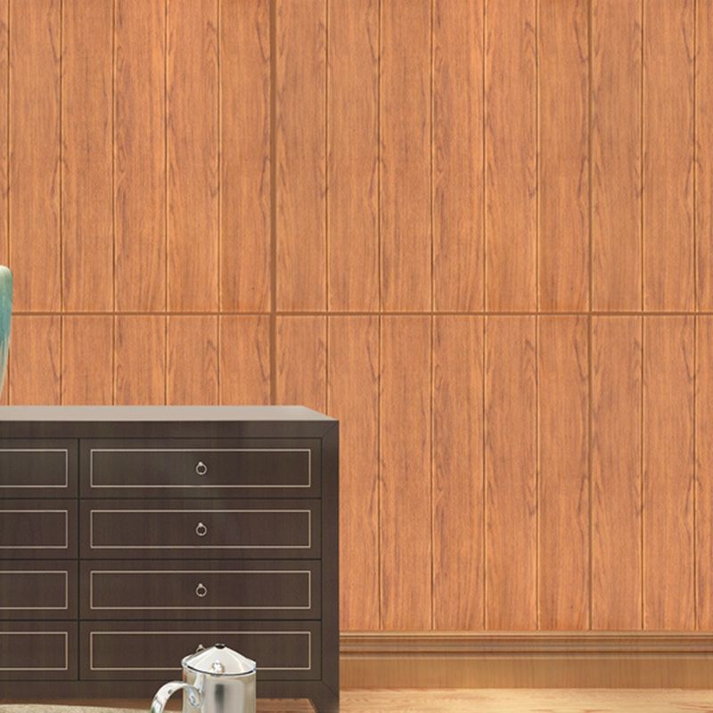 3D Embossed Interior Wall Covering Self-Adhesive Wood Look Wall Paneling