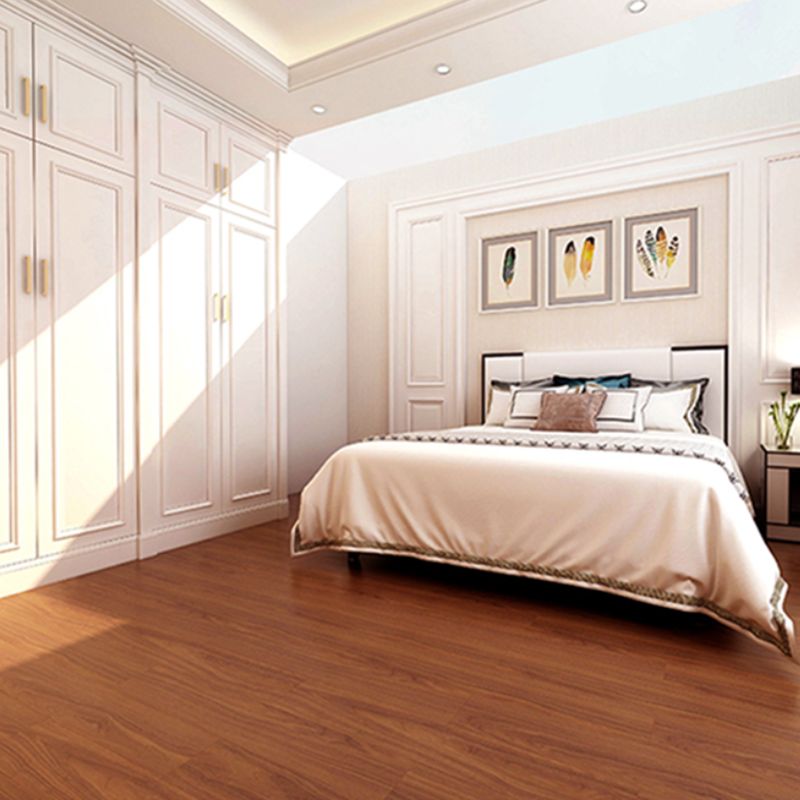 Square Edge Vinyl Floor Living Rooms PVC Flooring with Peel & Stick