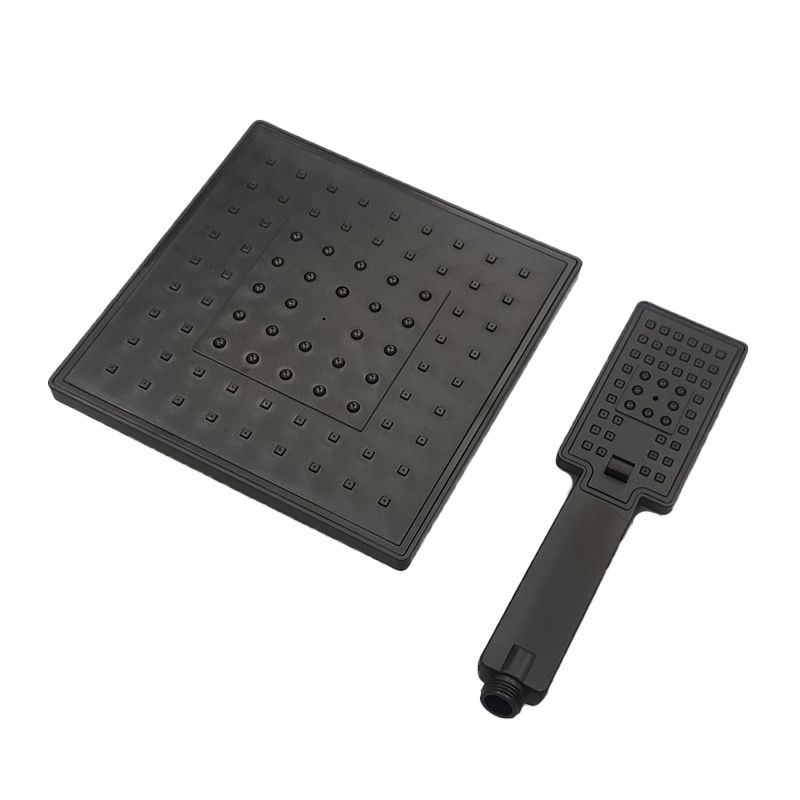 Square Shower Head Combination Standard Spray Pattern with Hand Shower