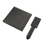 Square Shower Head Combination Standard Spray Pattern with Hand Shower