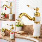 Glam Basin faucet Lever handle Low arch basin faucet Bathroom faucet