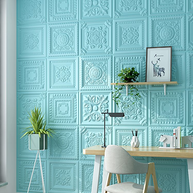 Modern Pearl Wall Element Access Panel Peel and Stick Wall Tile Set of 10