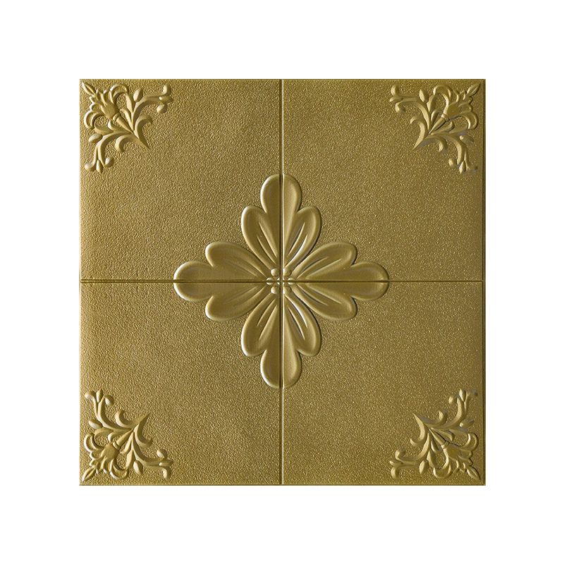 Interior Wall Cladding 3D Floral Print Peel and Stick Waterproof Wall Panels