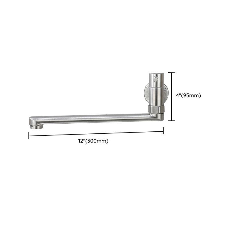Kitchen faucet pot filling valve single handle swivel stainless steel kitchen faucet