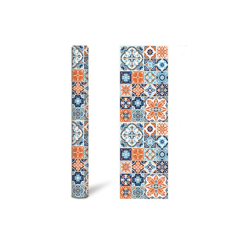 Modern Vinyl Plank Flooring Porcelain Tile Look Self-adhesive PVC Flooring