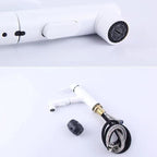Vessel Sink Faucet Contemporary Pull-out Tap with Swivel Spout