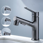 Modern Basin Faucet Solid Copper Centered Sink Faucet for Bathroom