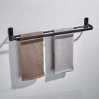 Modern black bathroom accessory set towel holder bathroom shelf bathroom faucet set