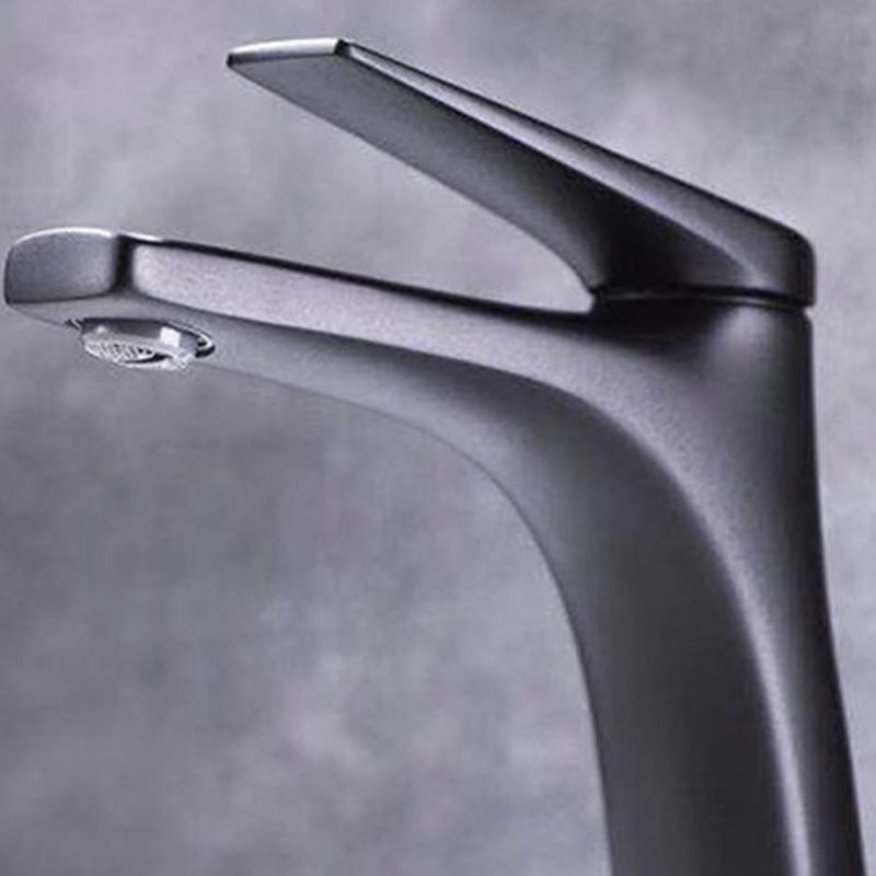 Contemporary Copper Vessel Tap Lever Low Arc Vessel Faucet