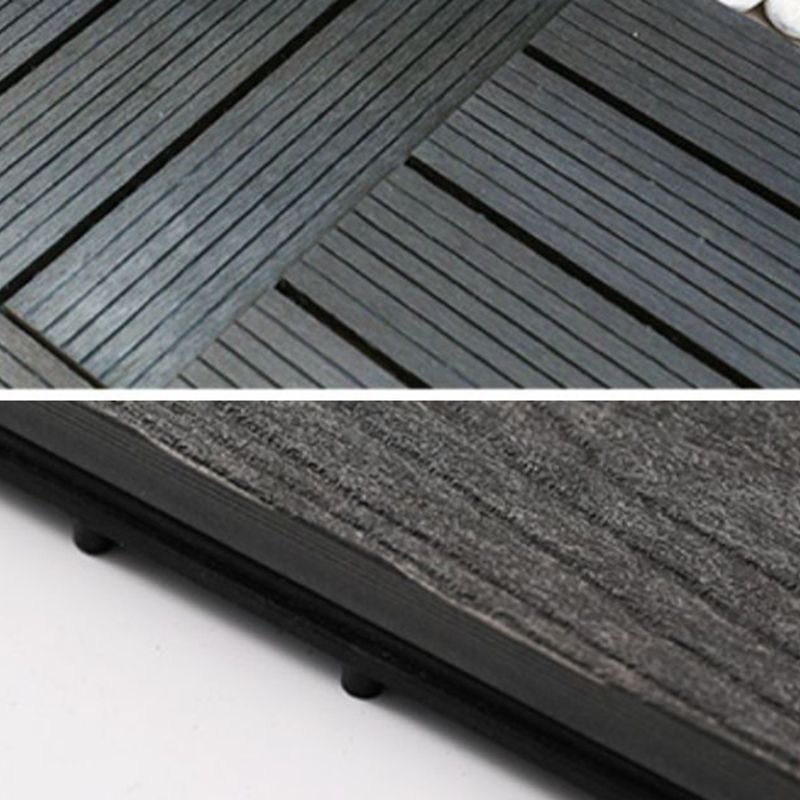 Striped pattern terrace tiles interlocking tiles kit outdoor patio