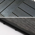 Striped pattern terrace tiles interlocking tiles kit outdoor patio