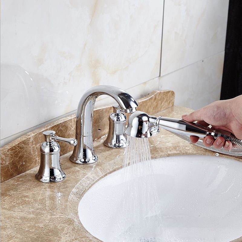 Contemporary Tub Faucet Trim Deck Mount Tub Faucet Trim for Bathroom