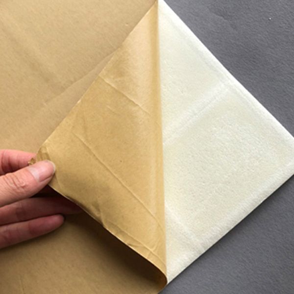 Plastic wall cladding panels for peeling and attaching with waterproof wainscoting