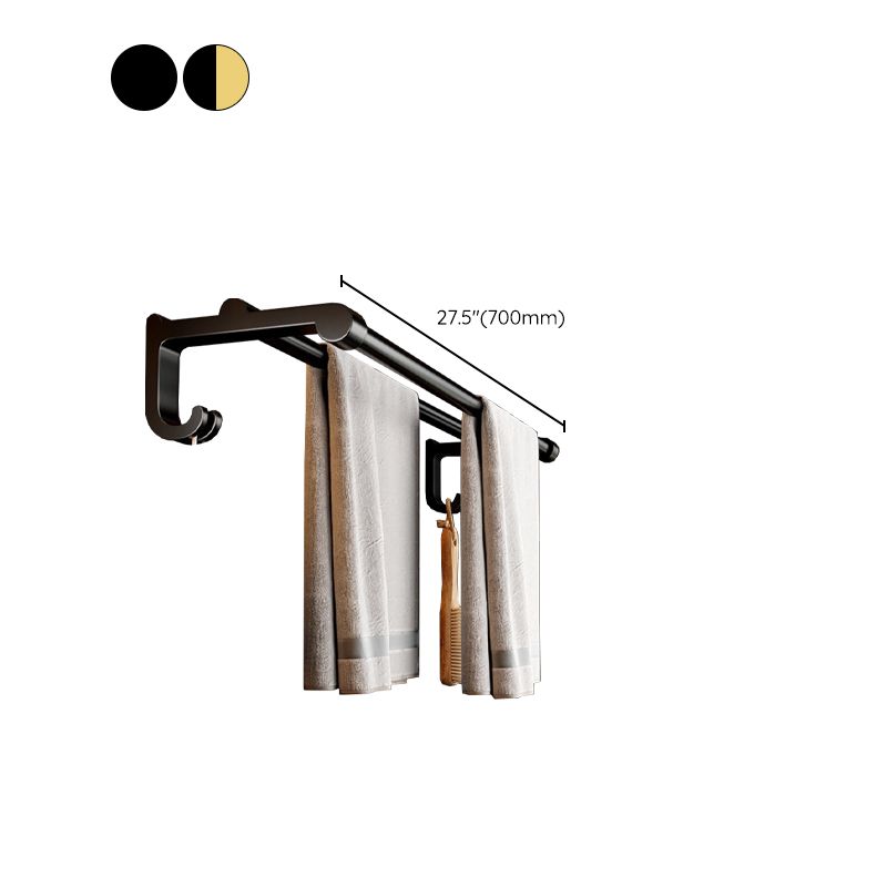 Modern black bath accessory set towel bar bathroom accessory set
