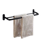 Modern Bathroom Accessories Set Towel Holder Black Soap Dish Bath Accessories Set