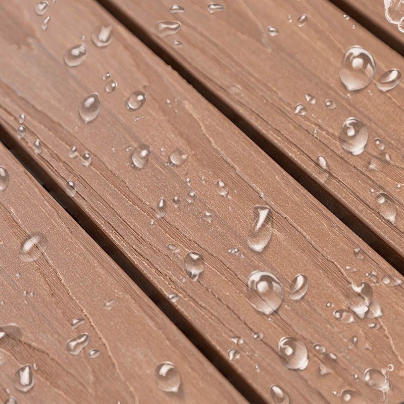 Classic wooden tiles for garden patio flooring to lay