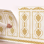 3D embossed wall panel Glam style waterproof wall panel for the living room