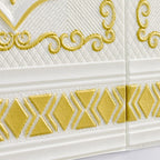 3D embossed wall panel Glam style waterproof wall panel for the living room