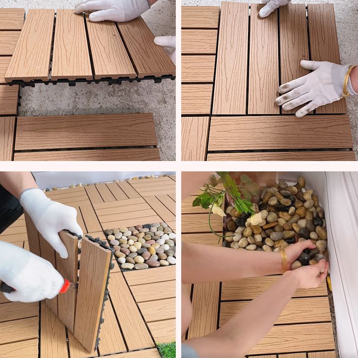 Deck Plank Wood Outdoor Waterproof Non-slip Floor Board
