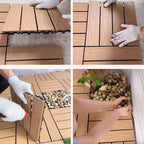 Deck Plank Wood Outdoor Waterproof Non-slip Floor Board