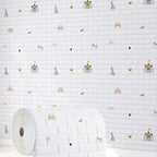 Industrial Wall Panel 3D Printing Bathroom Wall Panels in White