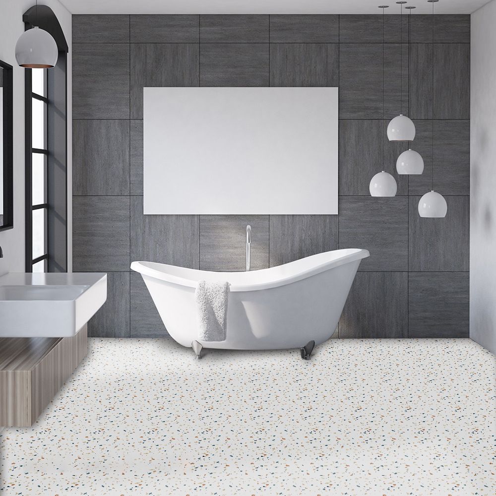 Peel & Stick Vinyl flooring Matte Vinyl flooring with square edge