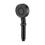 Adjustable Water Flow Shower Head Combination 5 Spray Patterns Handheld Shower
