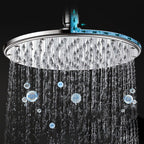 Contemporary Showerhead Combination Dual Showerhead Stainless Steel Wall-Mounted Showerhead