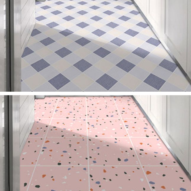 Modern PVC Floor Geometric Pattern Peel and Stick Vinyl Plank Floor
