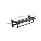 Traditional Aluminum Bathroom Accessories Set Black Bathroom Accessories Kit