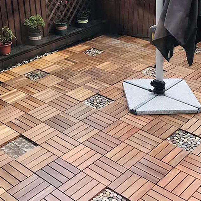 Traditional Floor Tile Interlocking Composite Outdoor Flooring Floor Tile