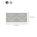 Peel and Stick Vinyl Flooring High Gloss PVC Floor Covering with Square Edge