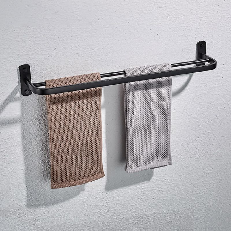 Modern black bathroom accessories set towel holder bathroom shelf bathroom faucet set