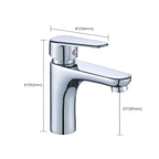 Modern Sink Faucet Monochrome Brass Sink Faucet for the Bathroom