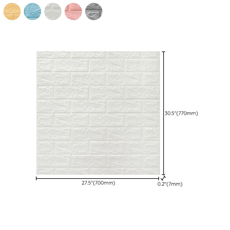3D-embossed wall panels Color Waterproof Foam Interior wall tile