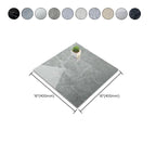 Modern Square Wallpaper Single Tile PVC Peel & Stick Subway Tile for Shower