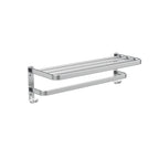 7-piece Bathroom Accessory Set Modern Aluminum Bathroom Set in Silver
