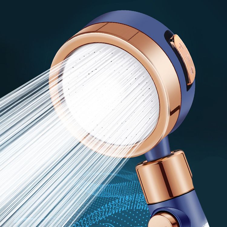 Round Hand Shower Adjustable Water Flow Wall Mounted Shower Head