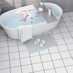 Bathroom 3.5 mm Vinyl Floor Square Peel and Stick PVC Flooring